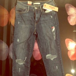 brand new destroyed levi’s